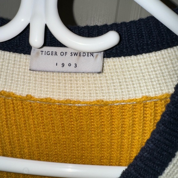 Tiger of Sweden Puck Pullover Yellow - Picture 4 of 5